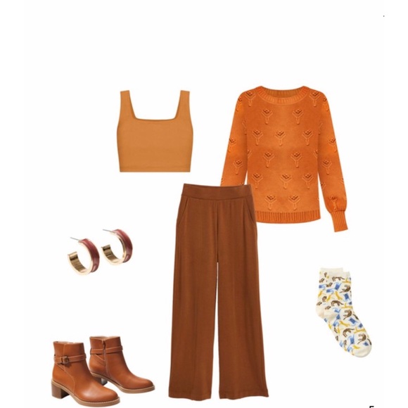 LOFT Bobble Pointelle Sweater - Picture 2 of 5